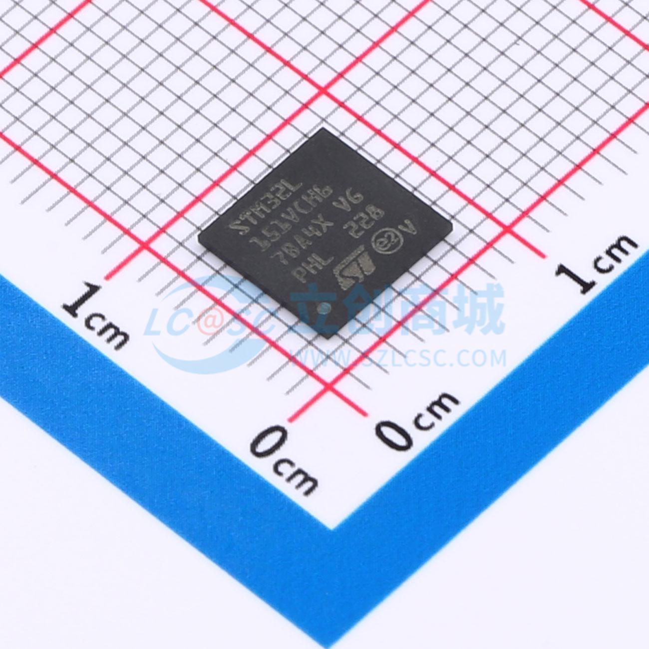 点击查看大图 STM32L151VCH6实物图