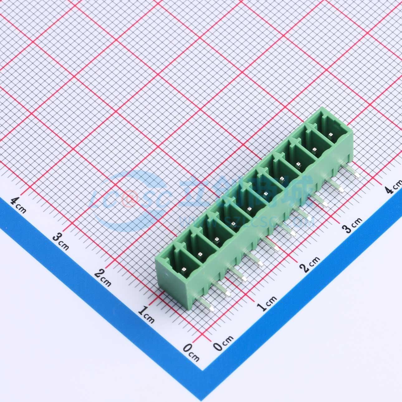 点击查看大图 ZX-DGRC-3.81-10P实物图