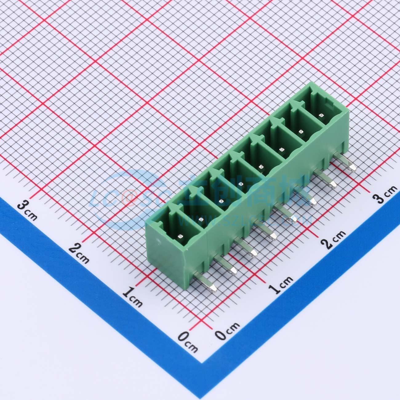 点击查看大图 ZX-DGRC-3.81-8P实物图