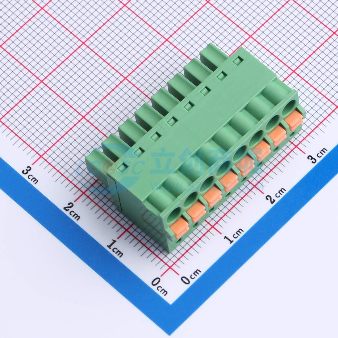 点击查看大图 ZX-DGKD-3.81-8P实物图