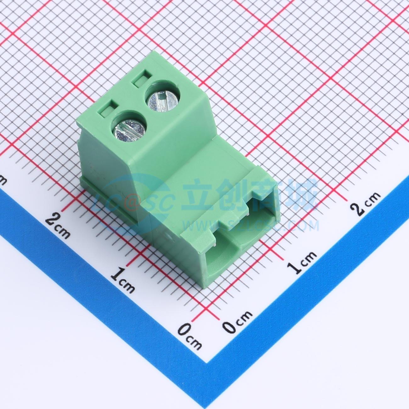 点击查看大图 ZX-DGRK-5.08-2P实物图