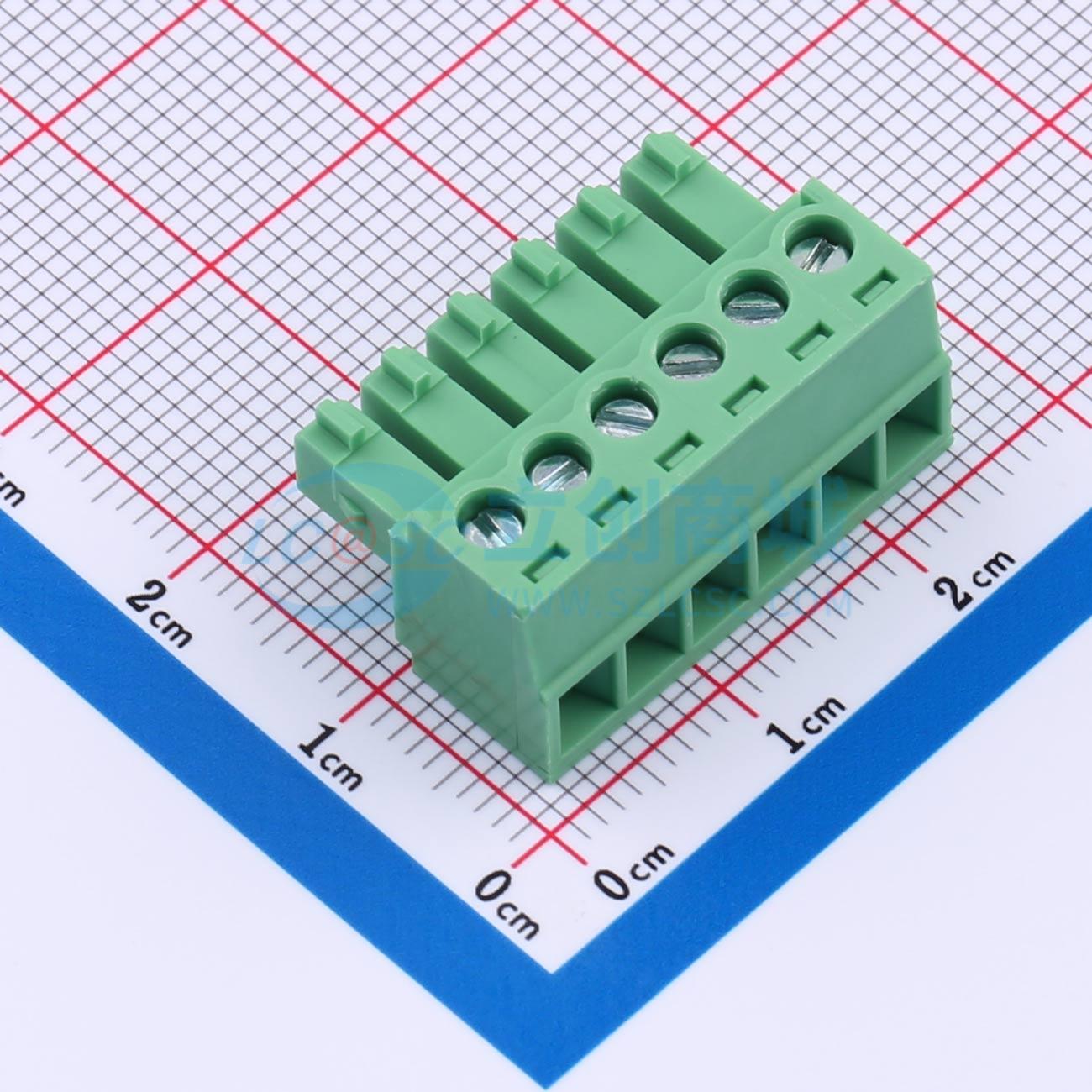 点击查看大图 ZX-DGK-3.81-6P实物图