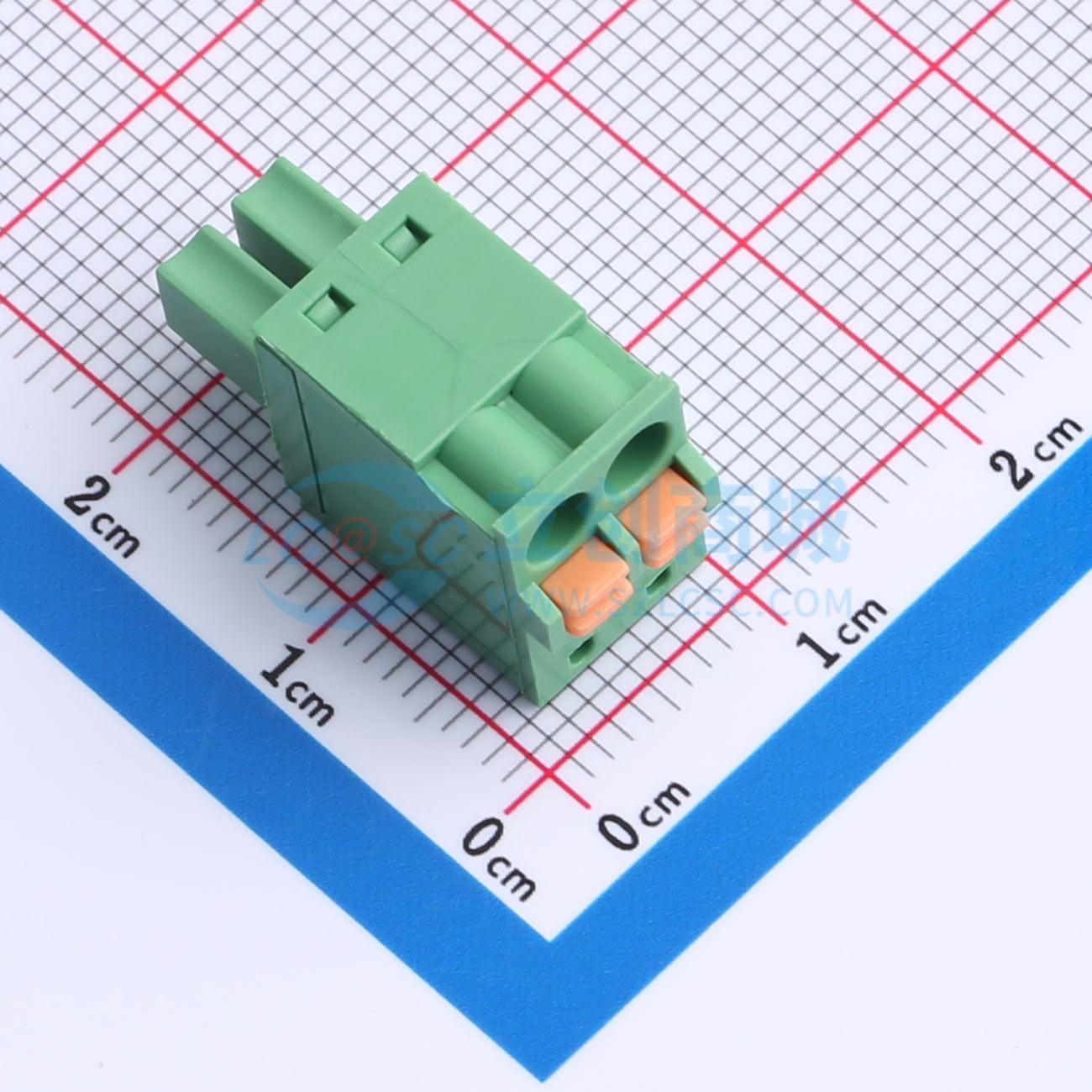 点击查看大图 ZX-DGKD-3.81-2P实物图