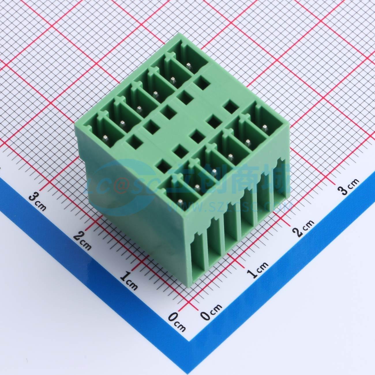 点击查看大图 DB2EVH-3.5-2*6P-GN实物图