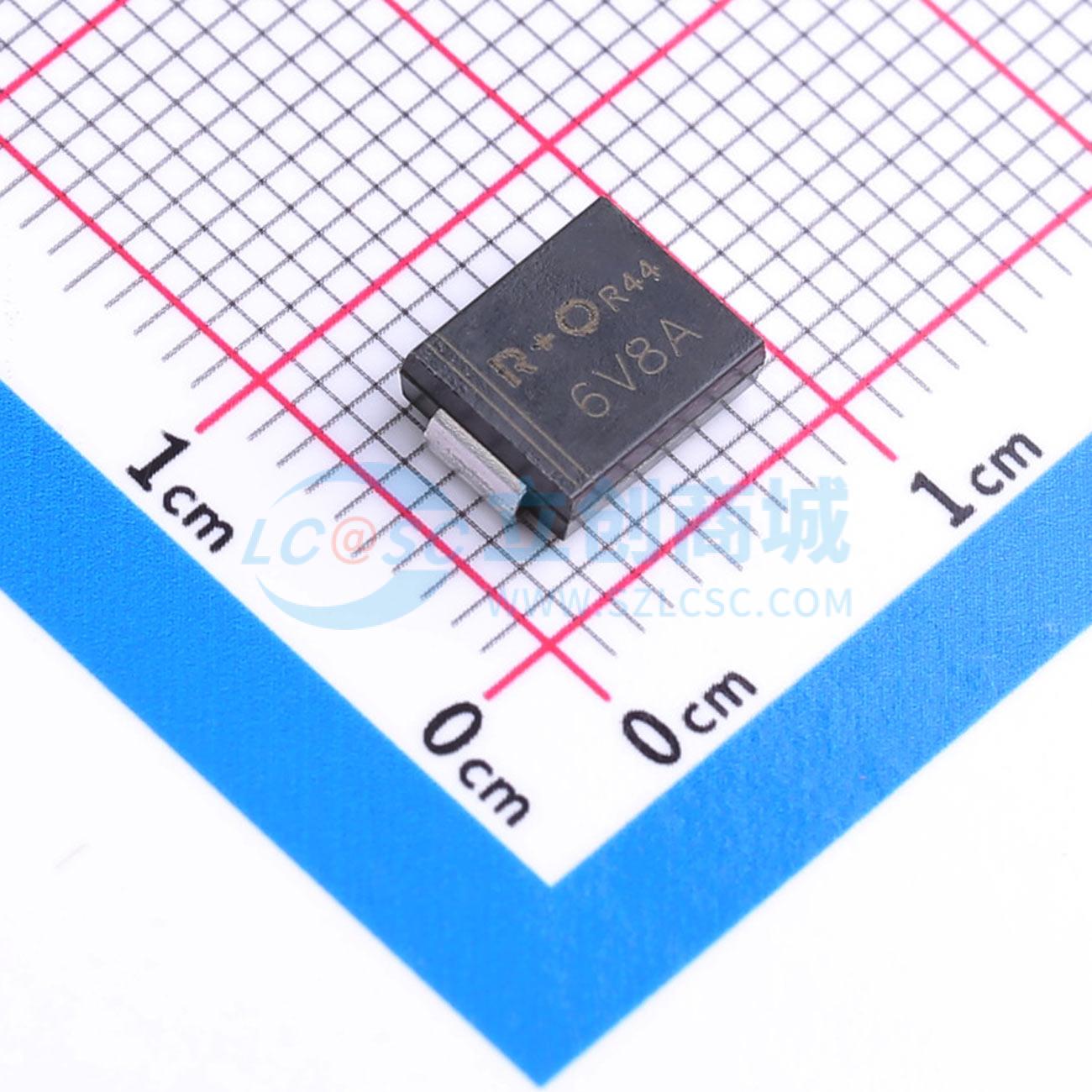 点击查看大图 1.5SMC6.8A实物图