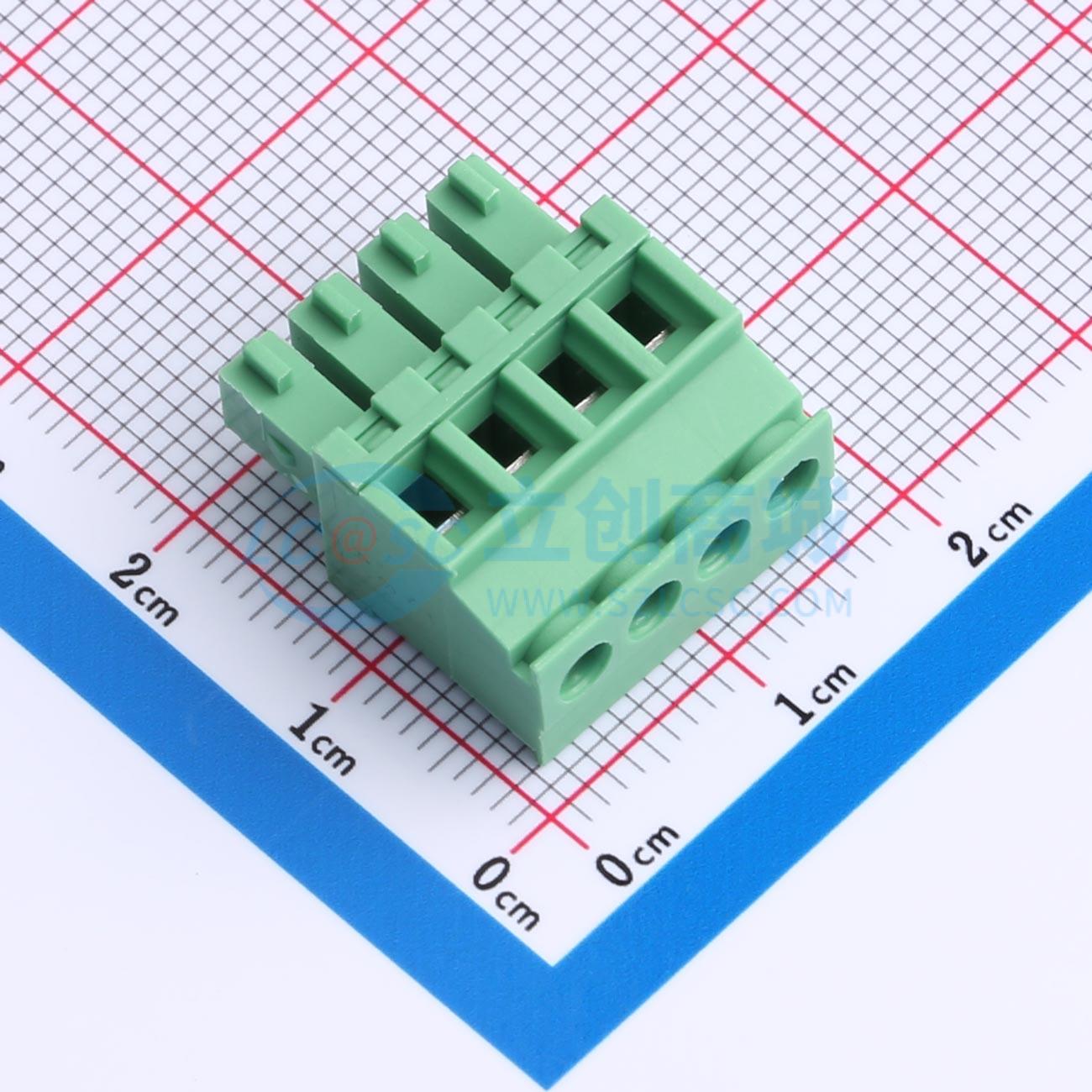 点击查看大图 ZX-DGKA-3.81-4P实物图