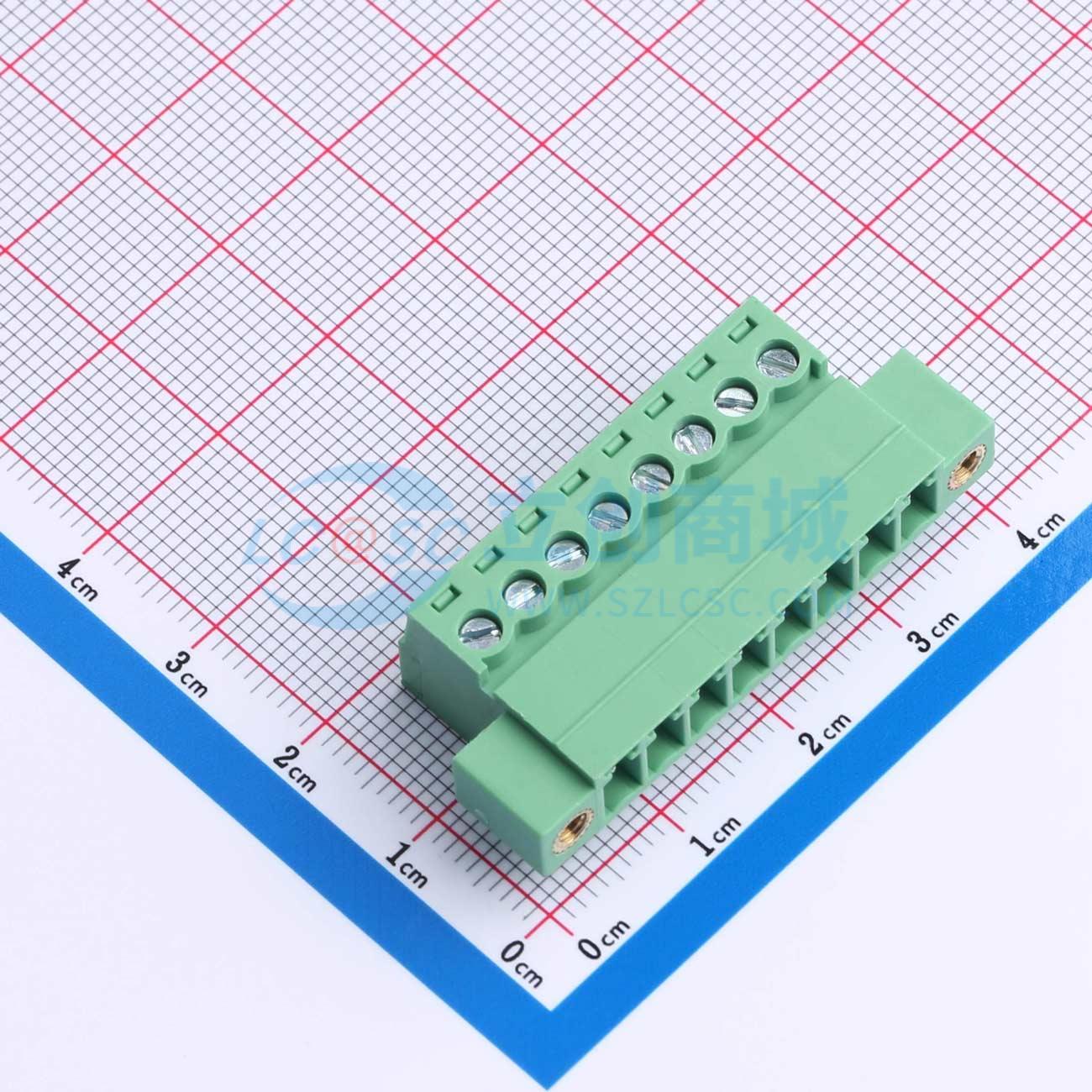 点击查看大图 ZX-DGRKP-3.81-8P实物图