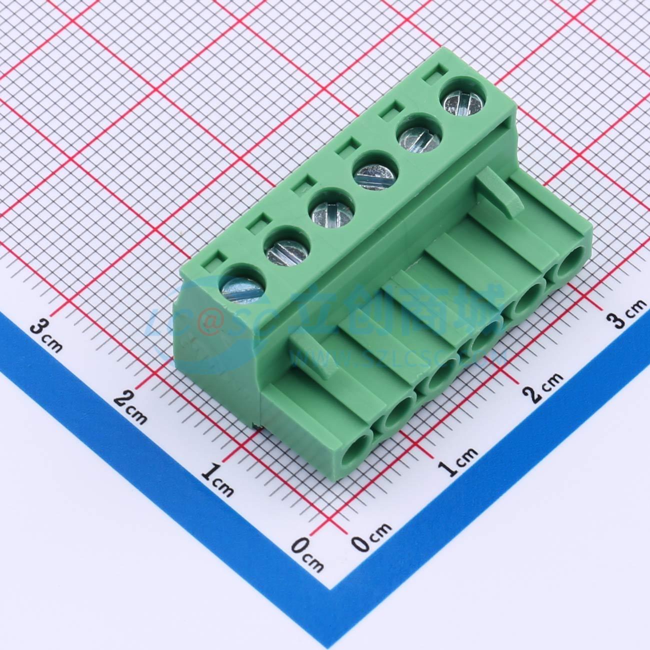 点击查看大图 ZX-DGK-5.08-6P实物图