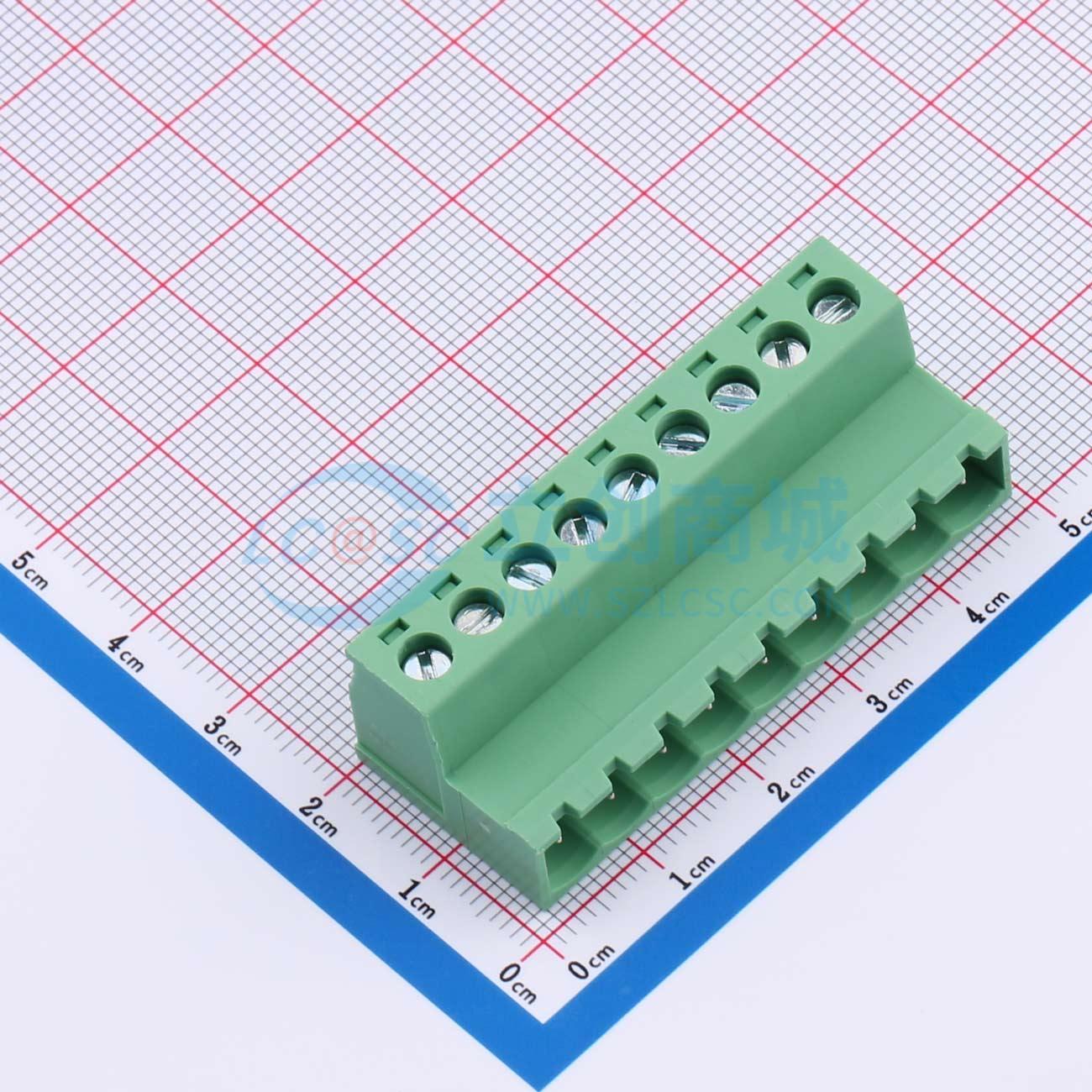 点击查看大图 ZX-DGRK-5.08-9P实物图