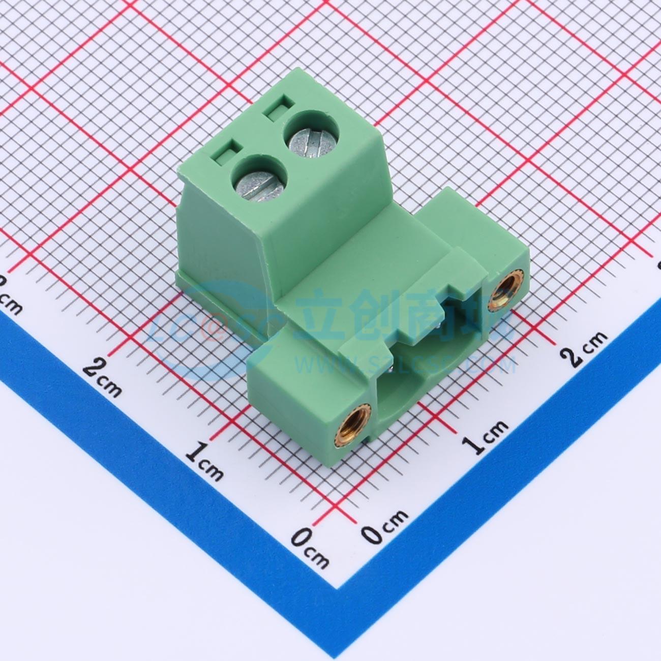 点击查看大图 ZX-DGRKP-5.08-2P实物图