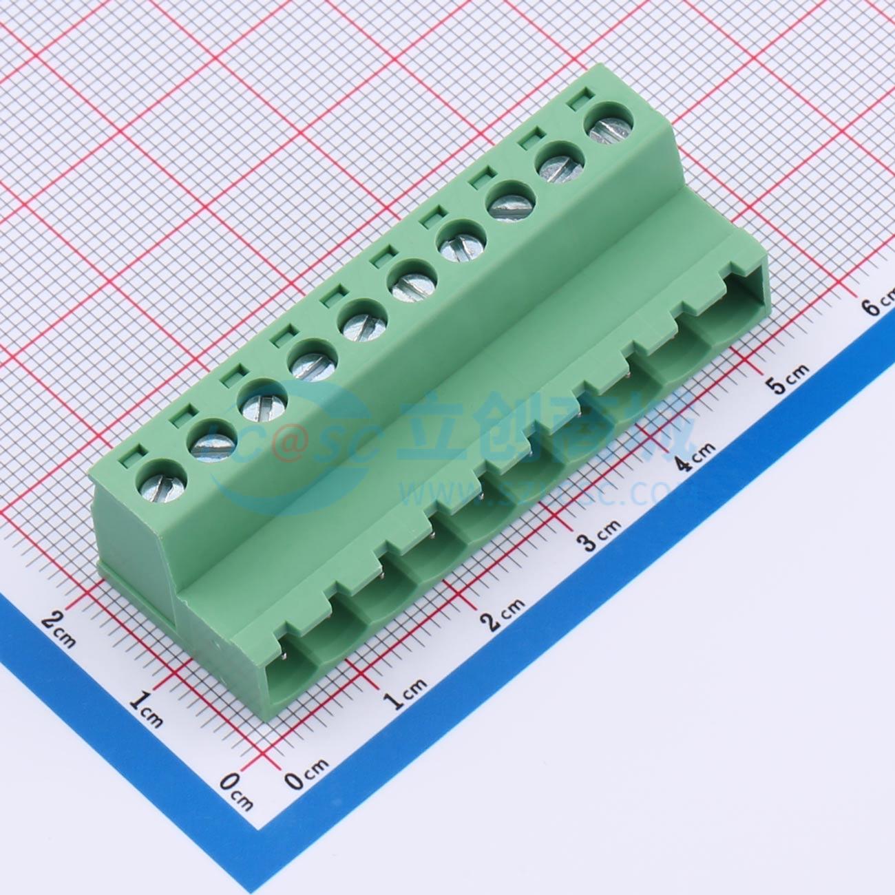点击查看大图 ZX-DGRK-5.08-10P实物图