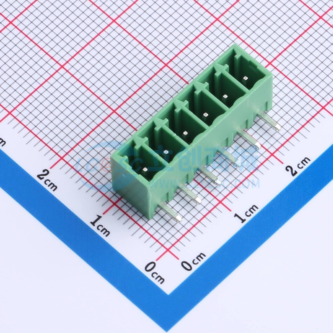 点击查看大图 ZX-DGRC-3.81-6P实物图