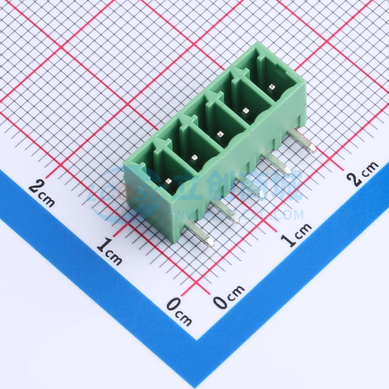 点击查看大图 ZX-DGRC-3.81-5P实物图