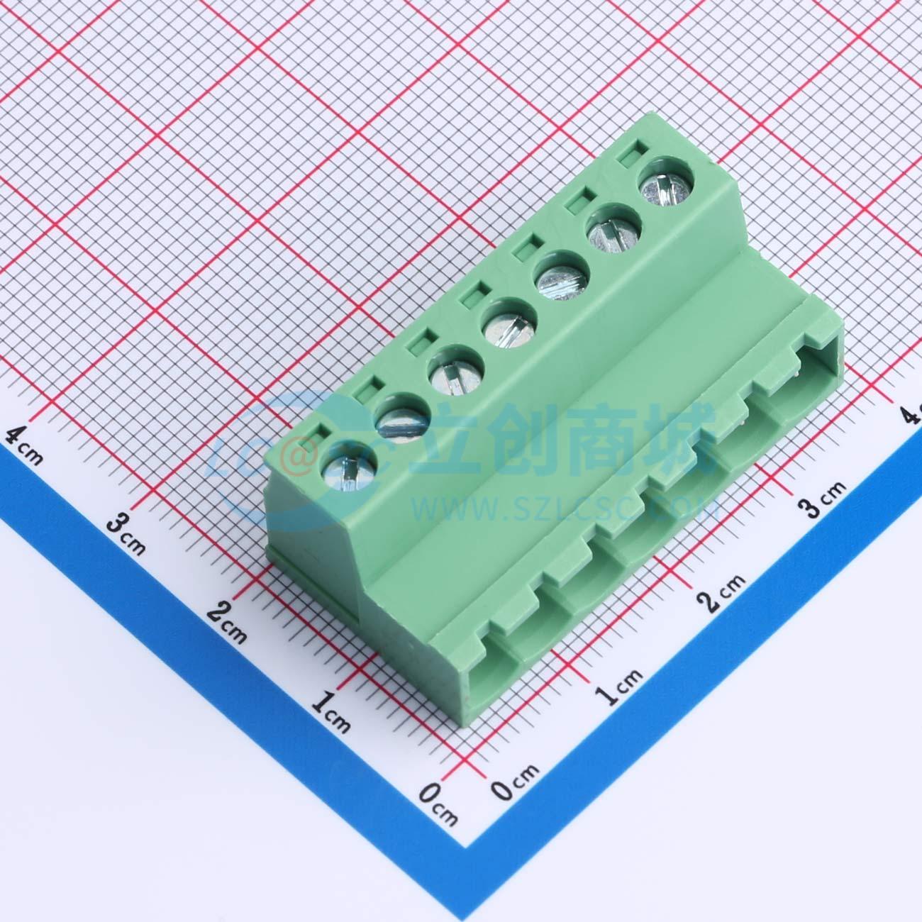 点击查看大图 ZX-DGRK-5.08-7P实物图