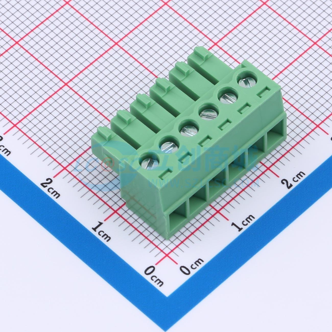 BX-DGK-3.81-6P实物图