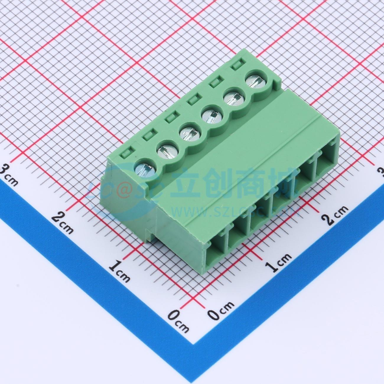 点击查看大图 BX-DGRK-3.81-6P实物图