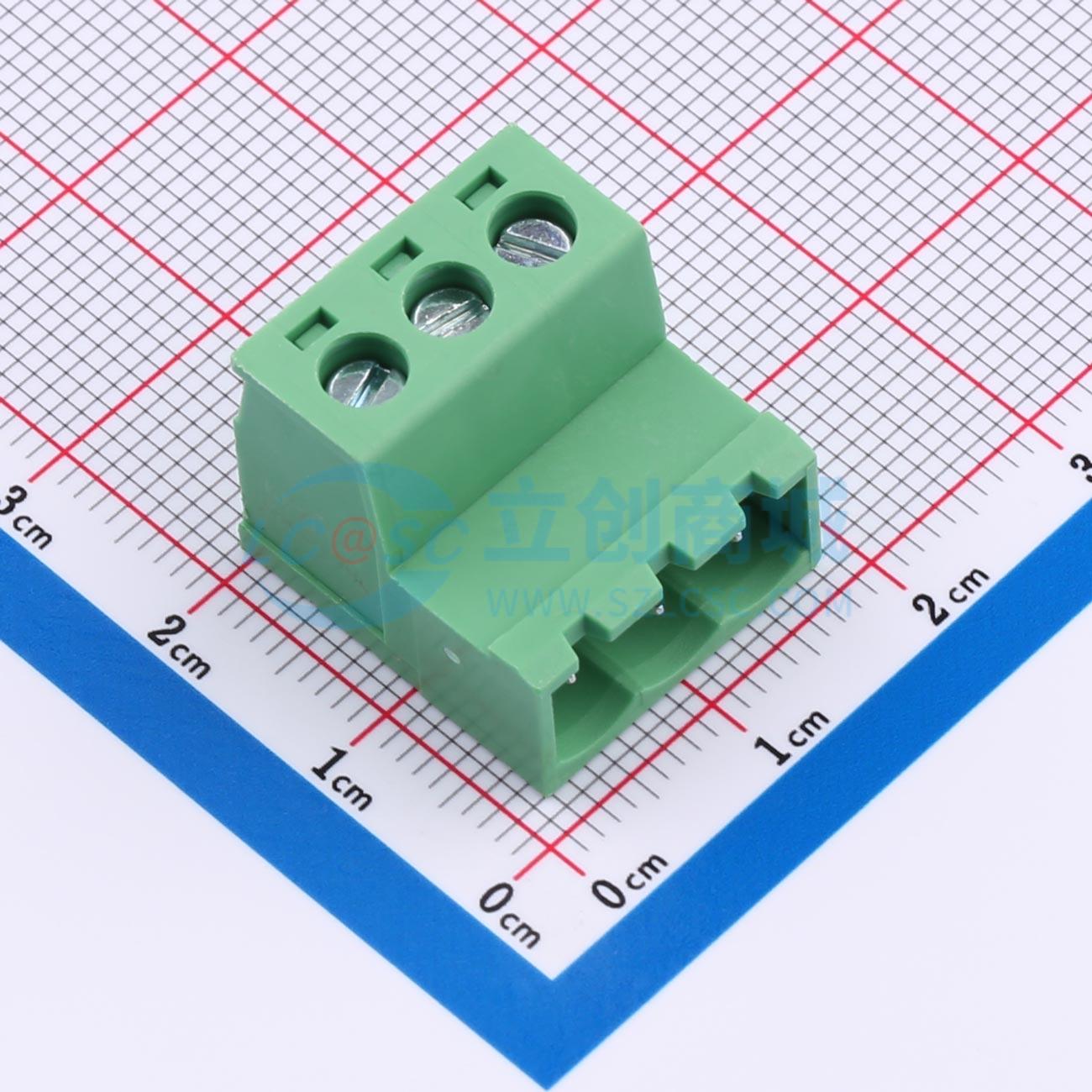 点击查看大图 ZX-DGRK-5.08-3P实物图