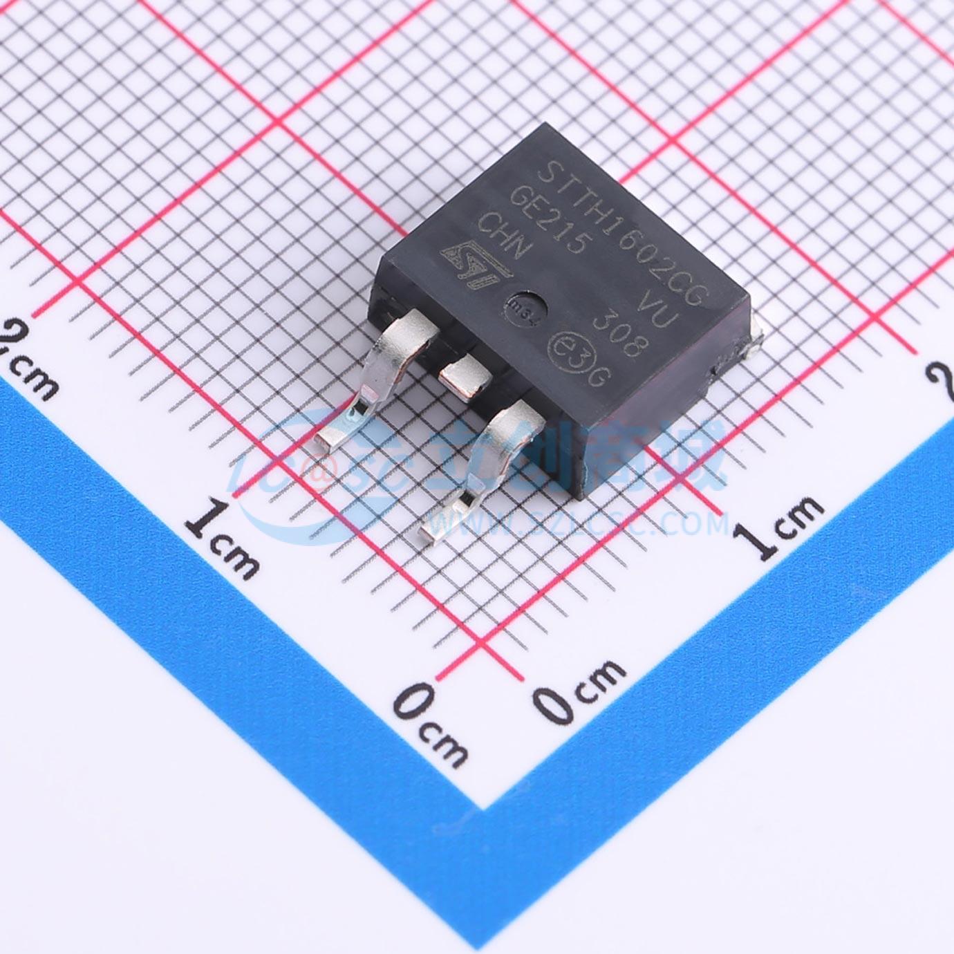 STTH1602CG-TR实物图