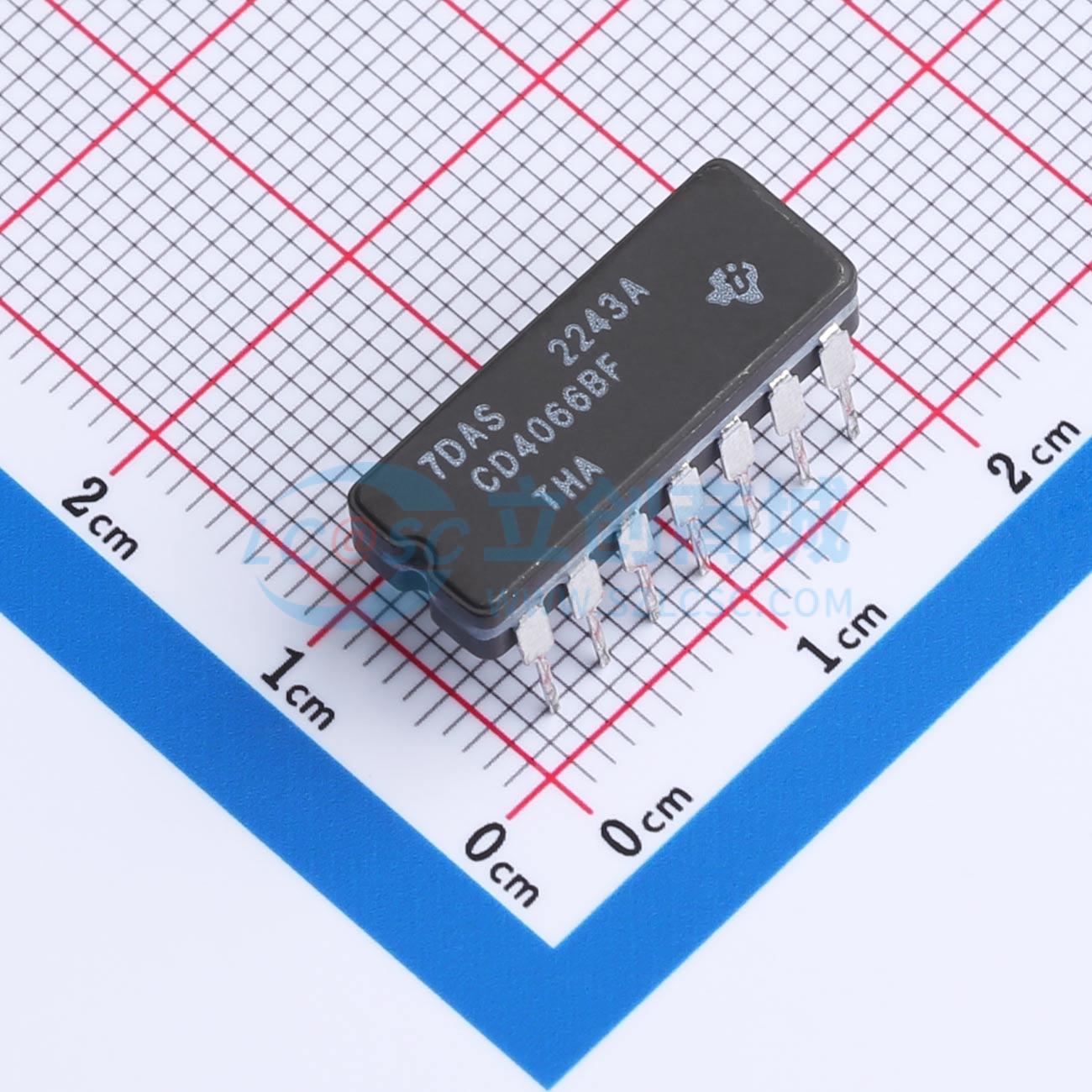 点击查看大图 CD4066BF实物图