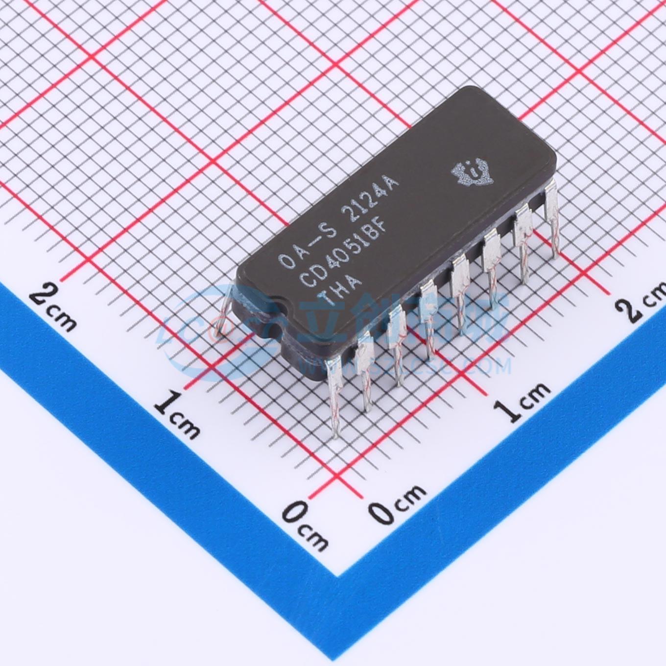 点击查看大图 CD4051BF实物图