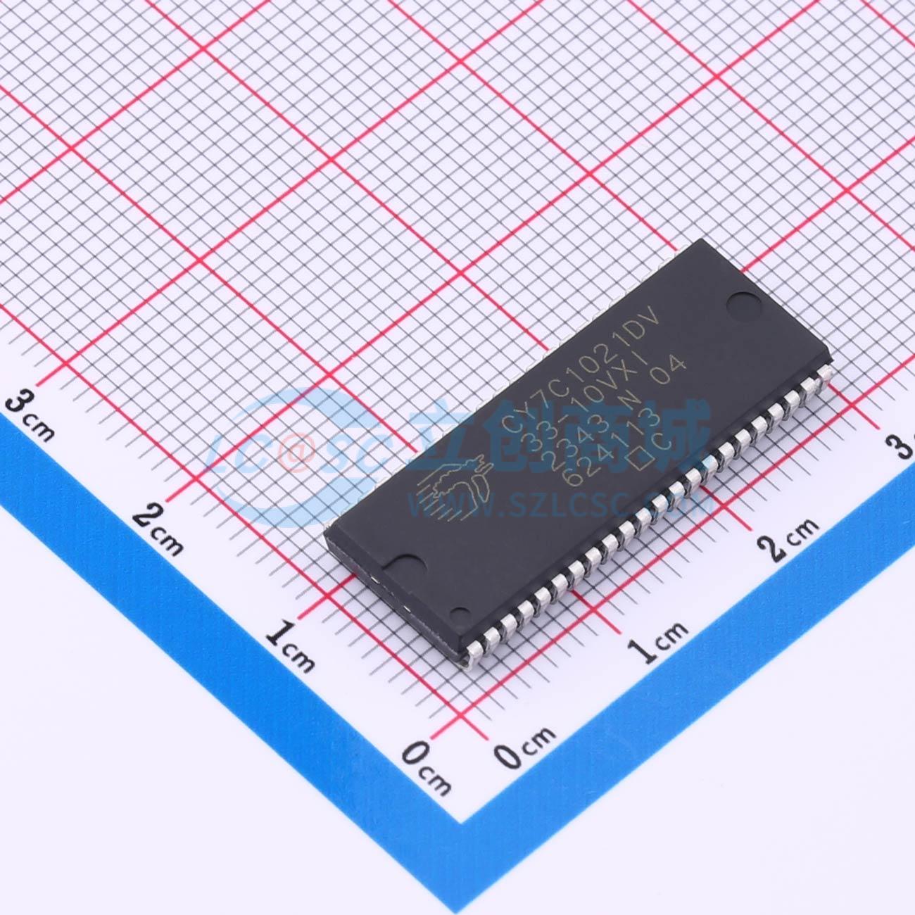 点击查看大图 CY7C1021DV33-10VXIT实物图