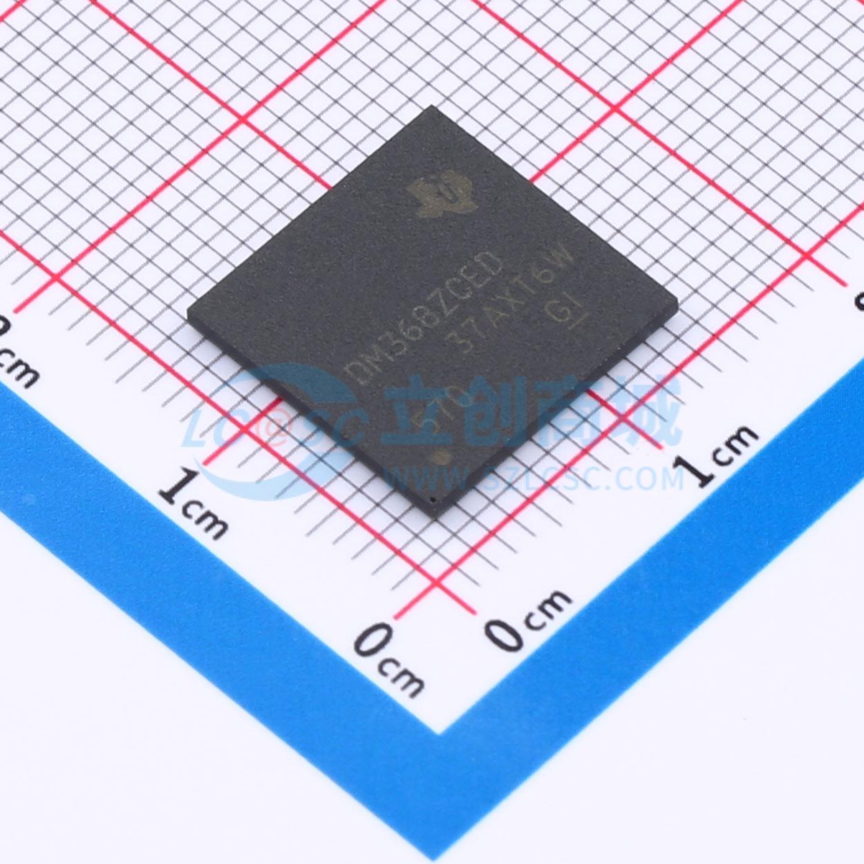 点击查看大图 TMS320DM368ZCED实物图