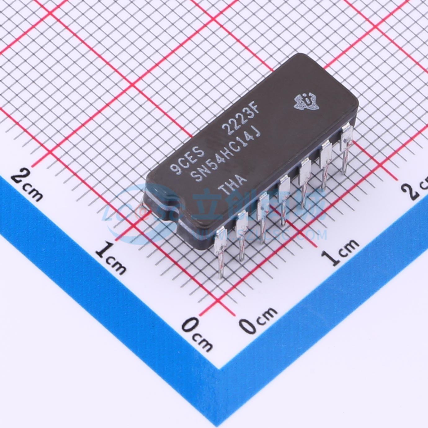 点击查看大图 SN54HC14J实物图