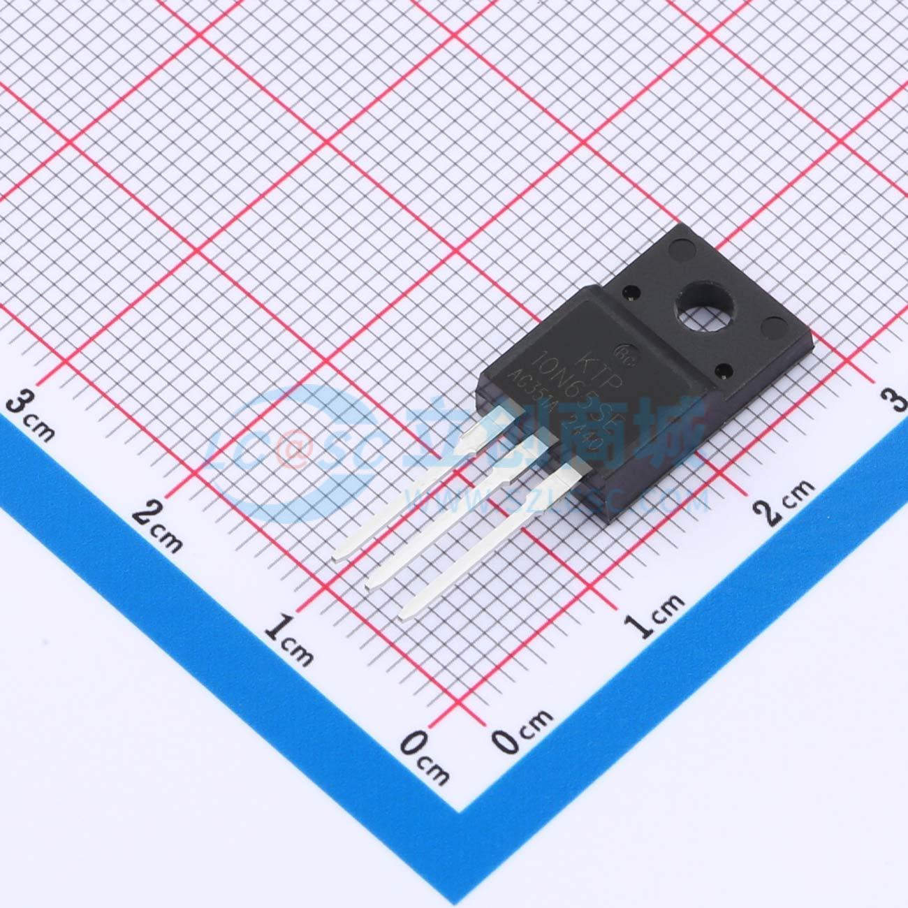 点击查看大图 FQPF10N65SE实物图