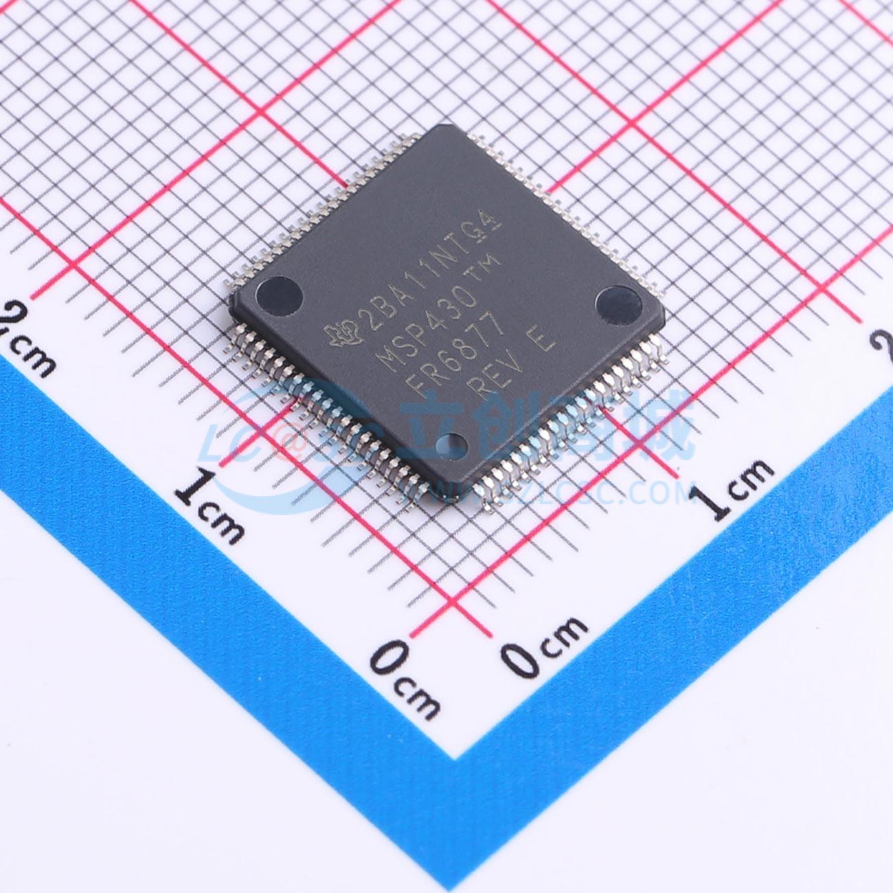 点击查看大图 MSP430FR6877IPNR实物图