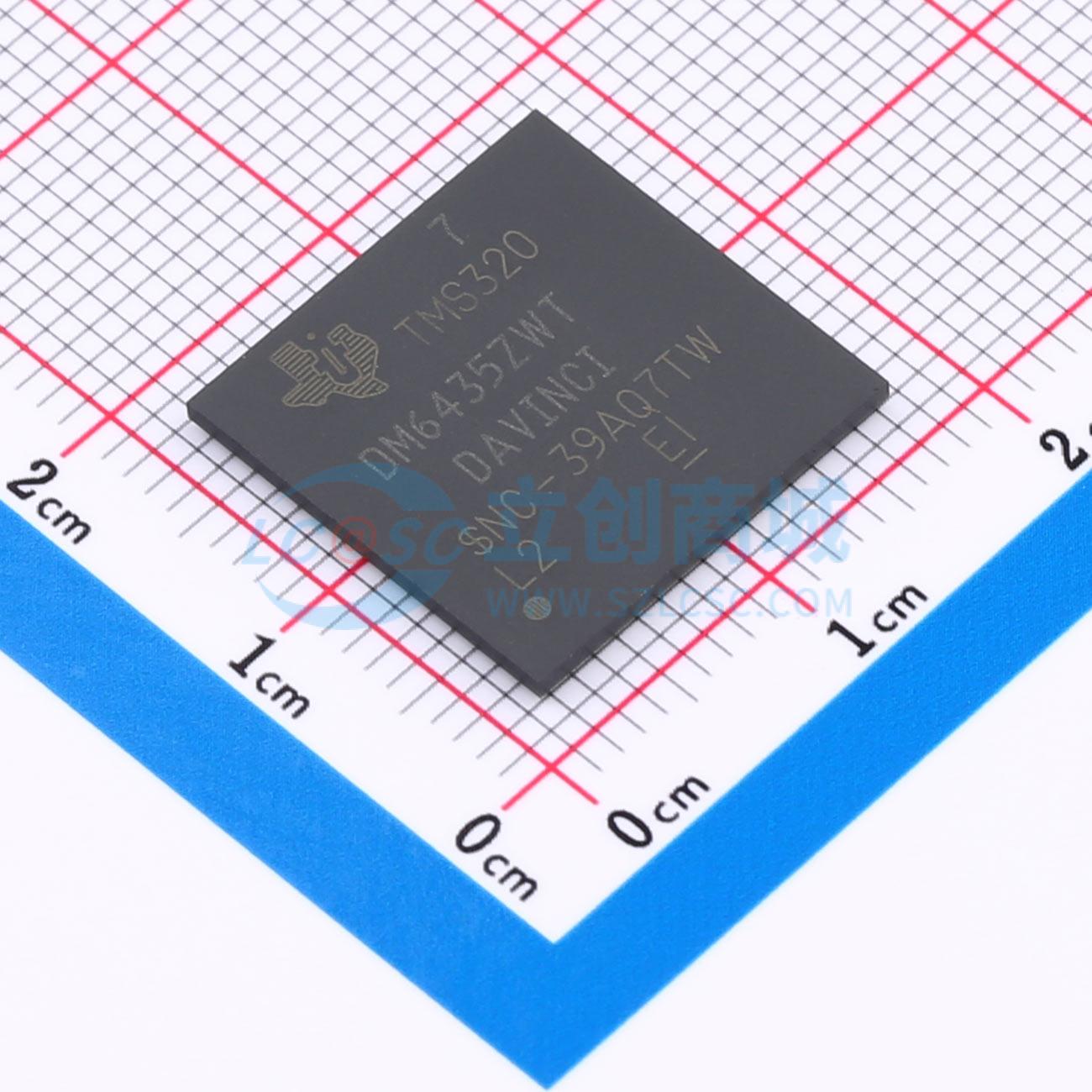 点击查看大图 TMS320DM6435ZWT7实物图