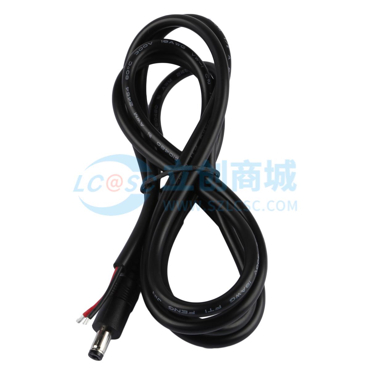 DC5521-G-0.75SQ-1.5M-DX实物图