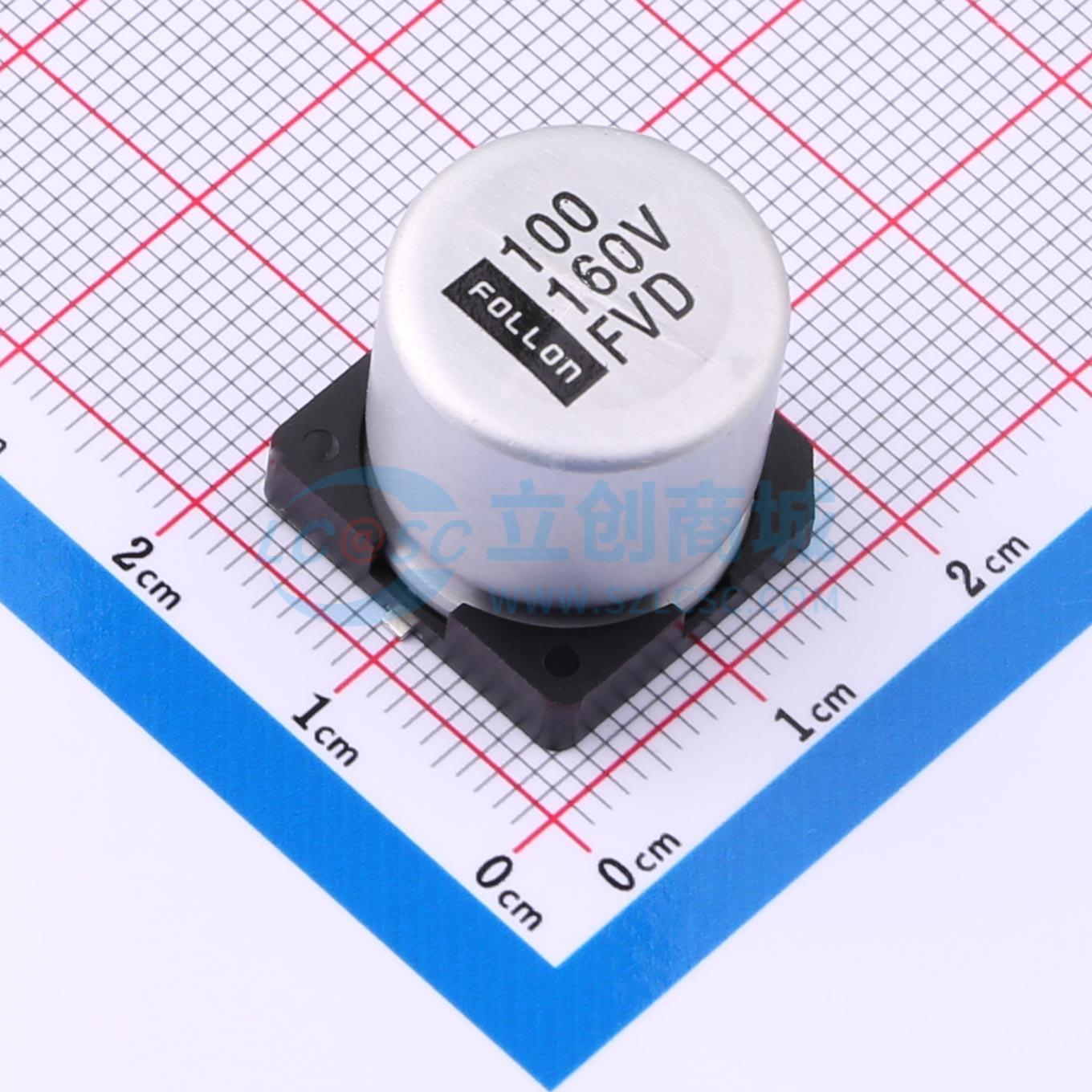 点击查看大图 EFVD160ADA101M16H0实物图