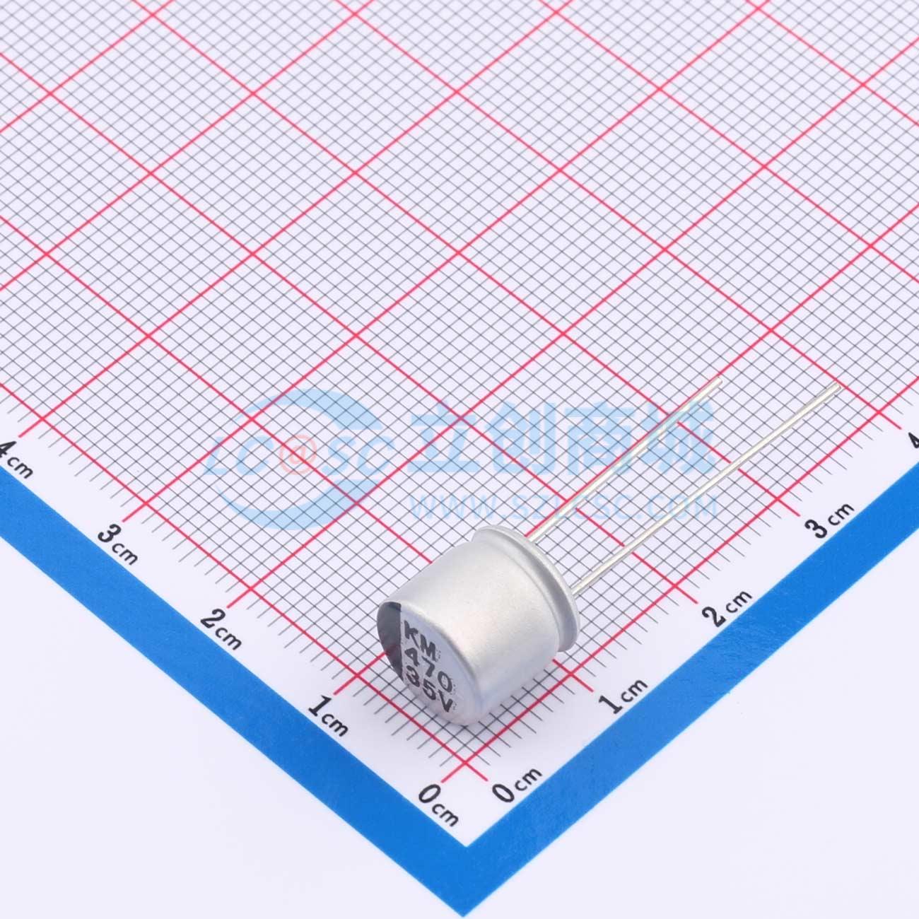 点击查看大图 KM1V471M1010实物图