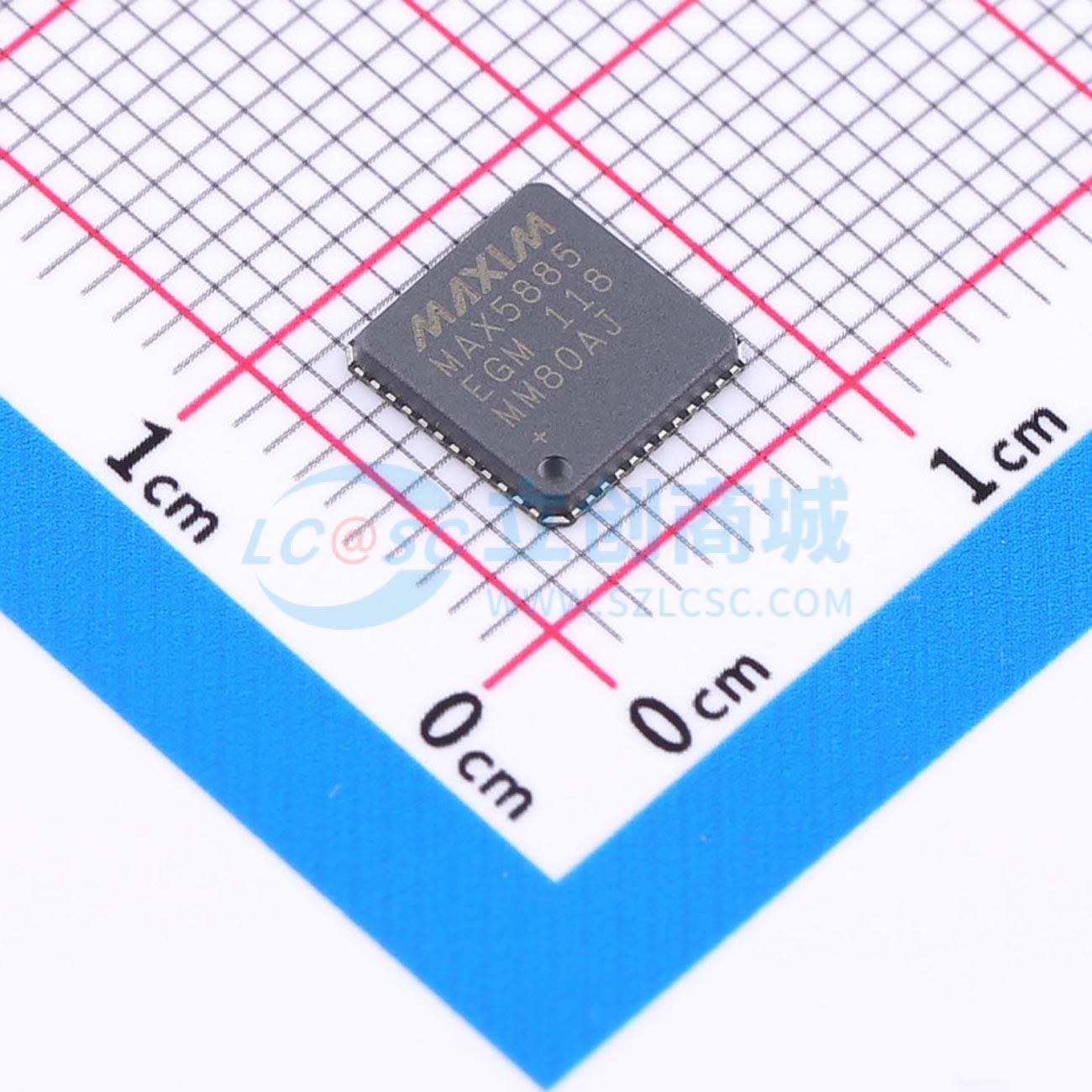 点击查看大图 MAX5885EGM+TD实物图