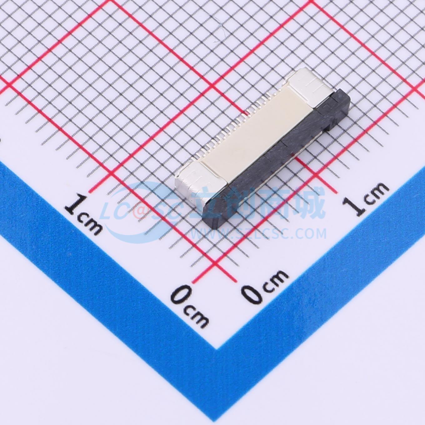 点击查看大图 FPC0.5-WSX11-16P211-H20实物图