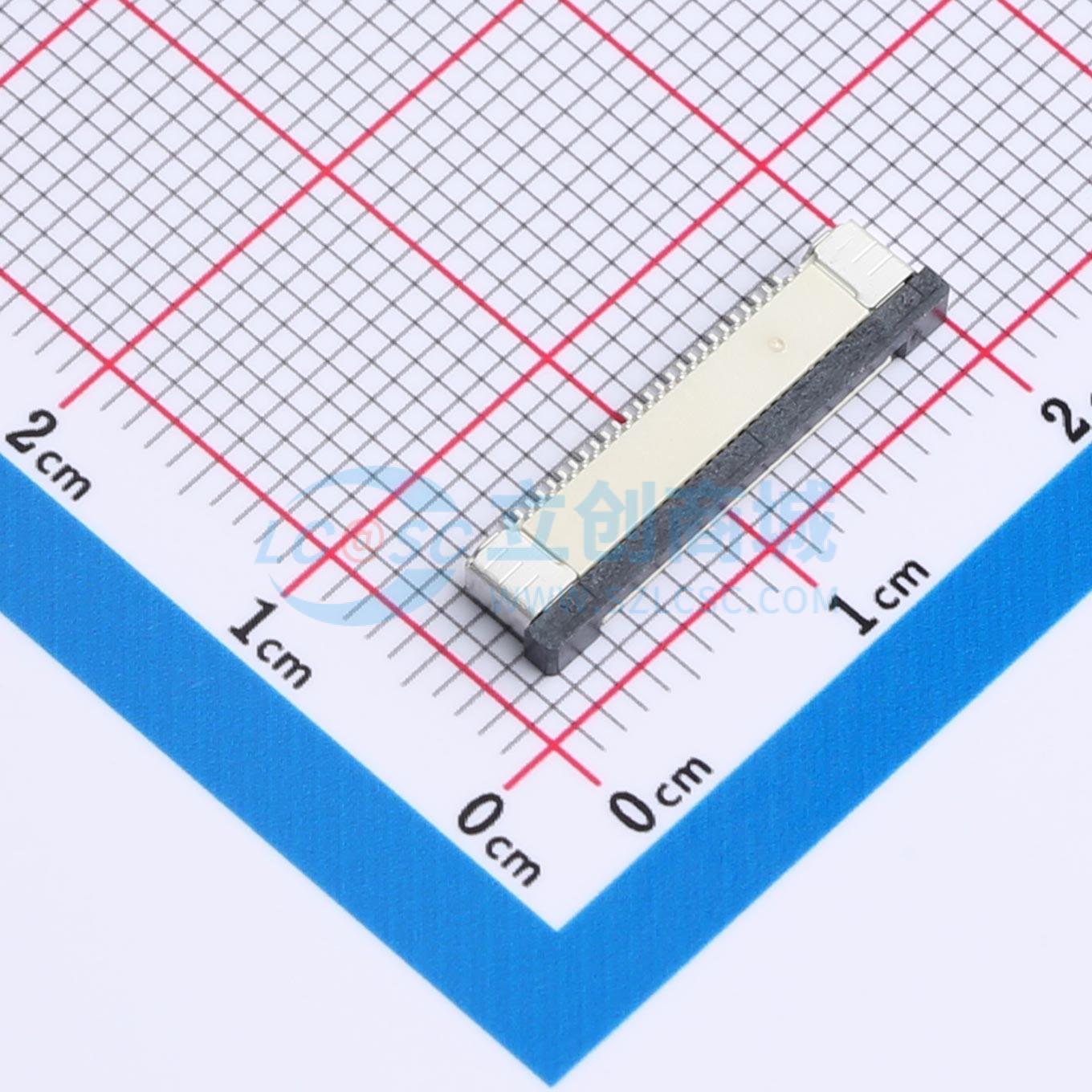 FPC0.5-WSX11-26P211-H20实物图