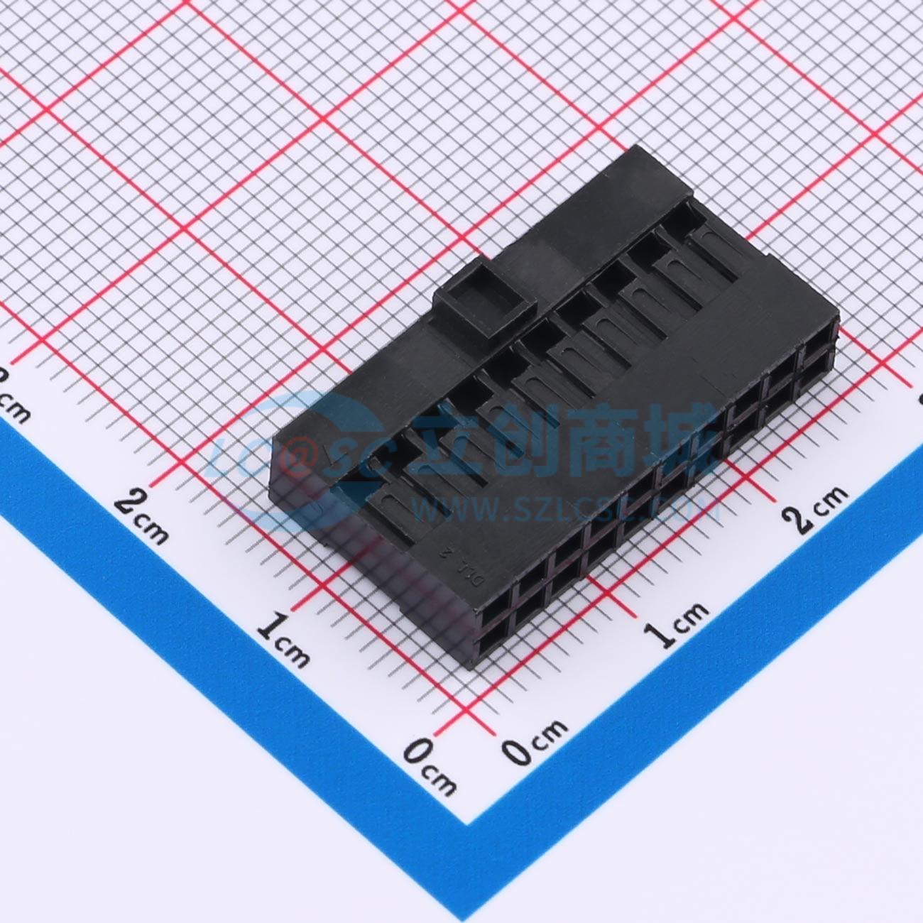 点击查看大图 TJC8H-2.54-S-20Y实物图
