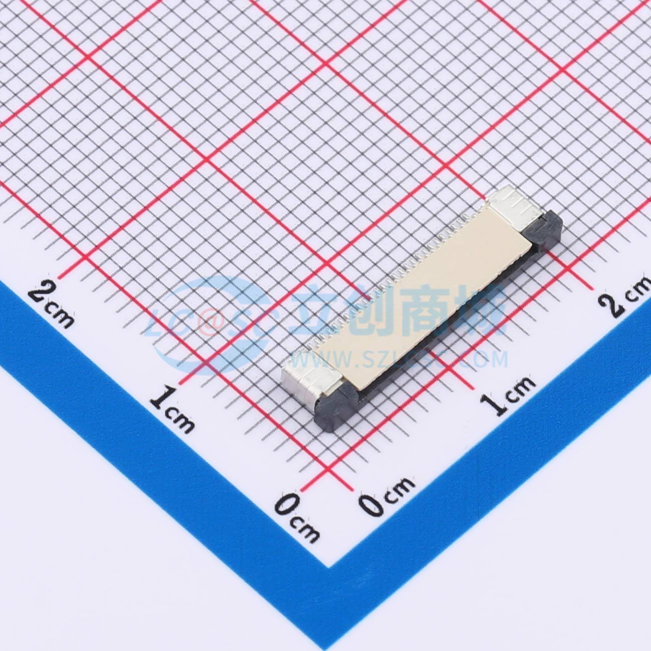 点击查看大图 FPC0.5-WSS11-28P211-H20实物图