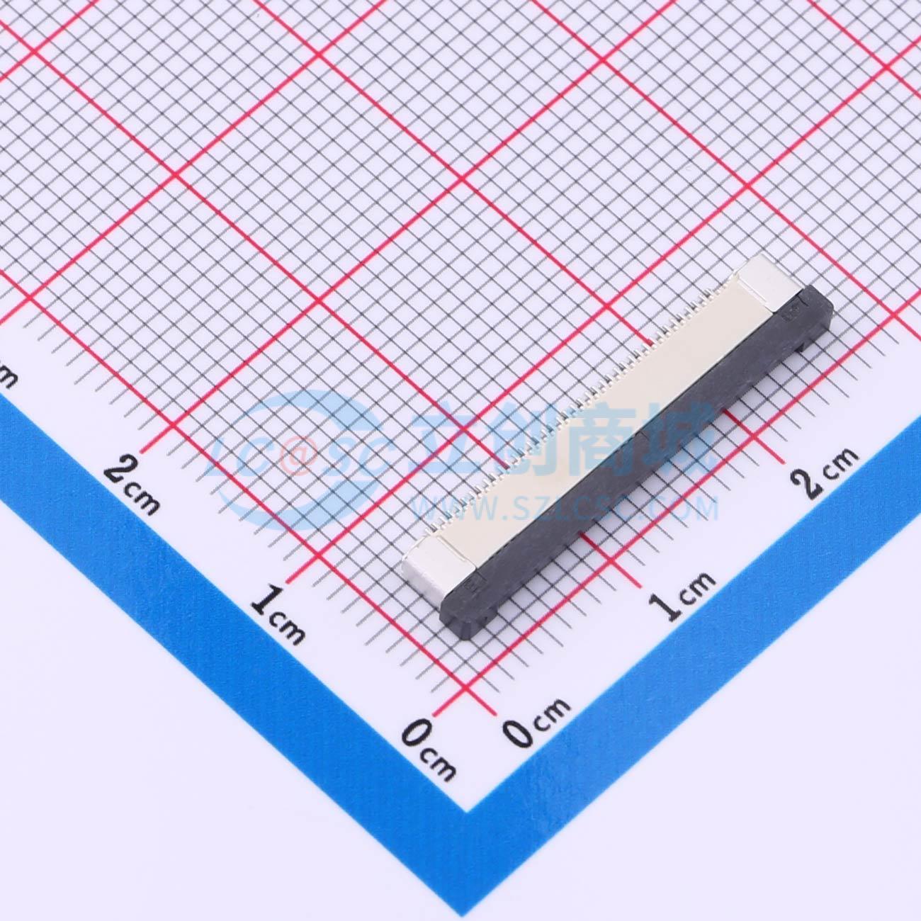 点击查看大图 FPC0.5-WSX11-40P211-H20实物图