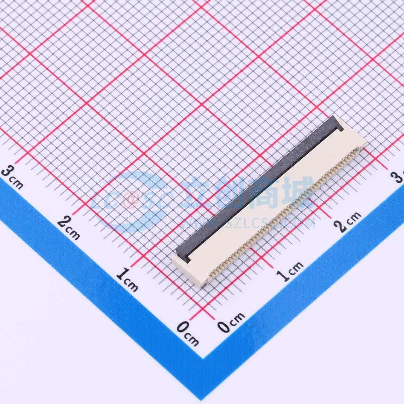 点击查看大图 FPC0.5-WFB11-50P111-H20实物图