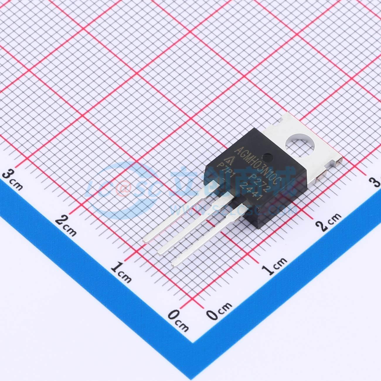 点击查看大图 AGMH03N10C实物图