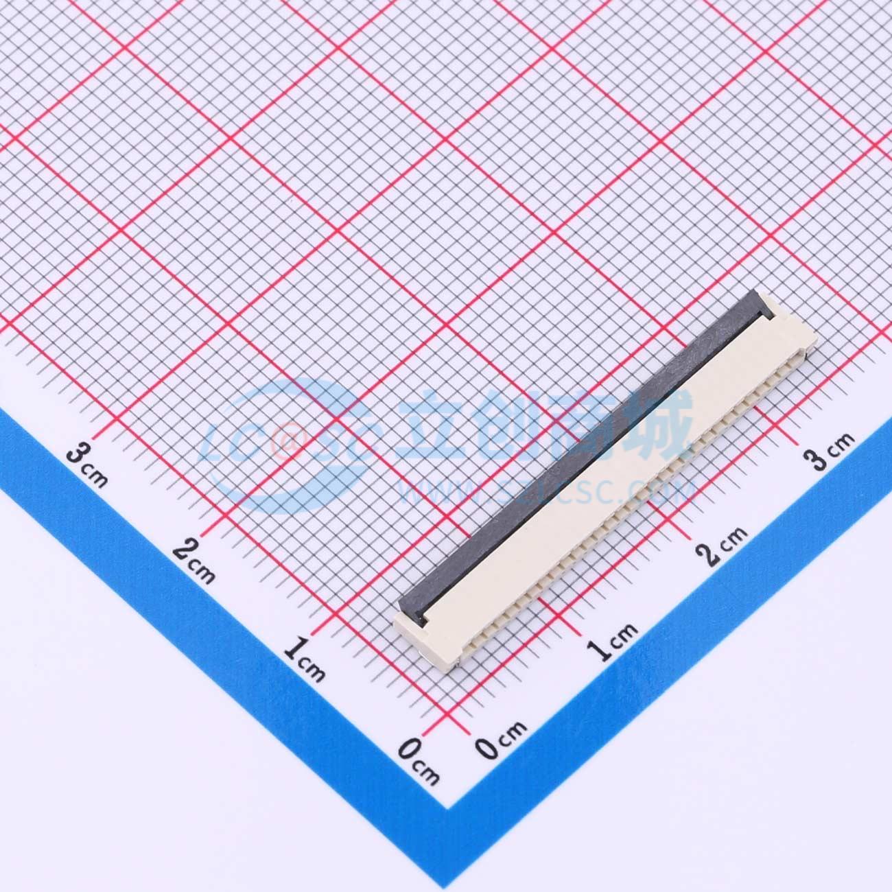 点击查看大图 FPC1.0-WFB11-30P011-H20实物图