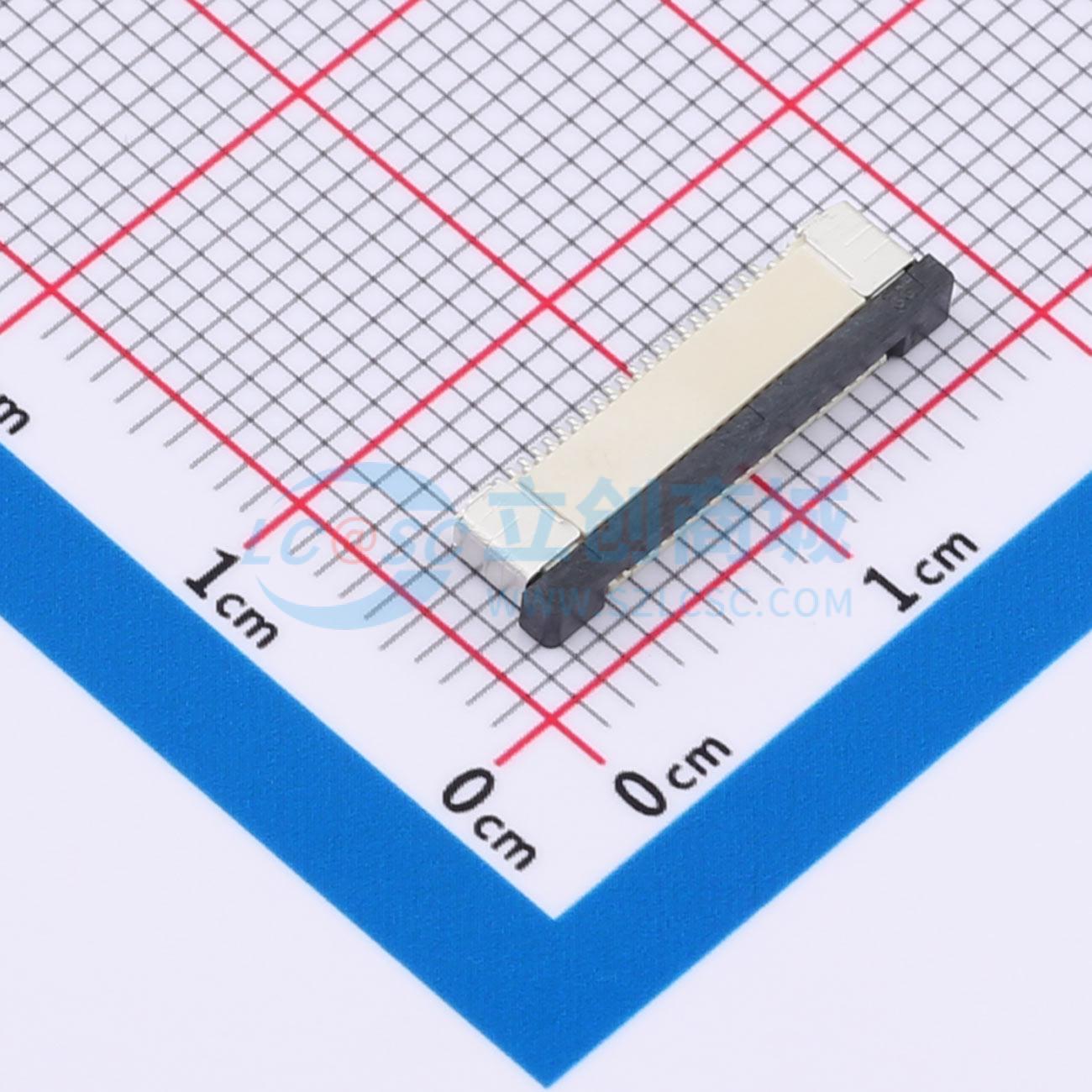 FPC0.5-WSX11-22P211-H20实物图