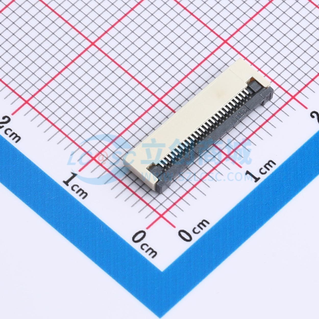 FPC0.5-WFX11-26P211-H20实物图