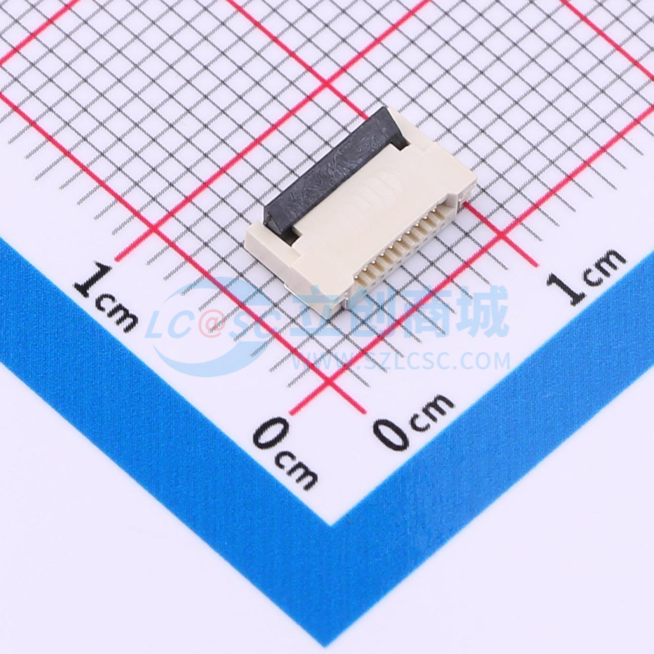 点击查看大图 FPC0.5-WFB11-10P111-H20实物图