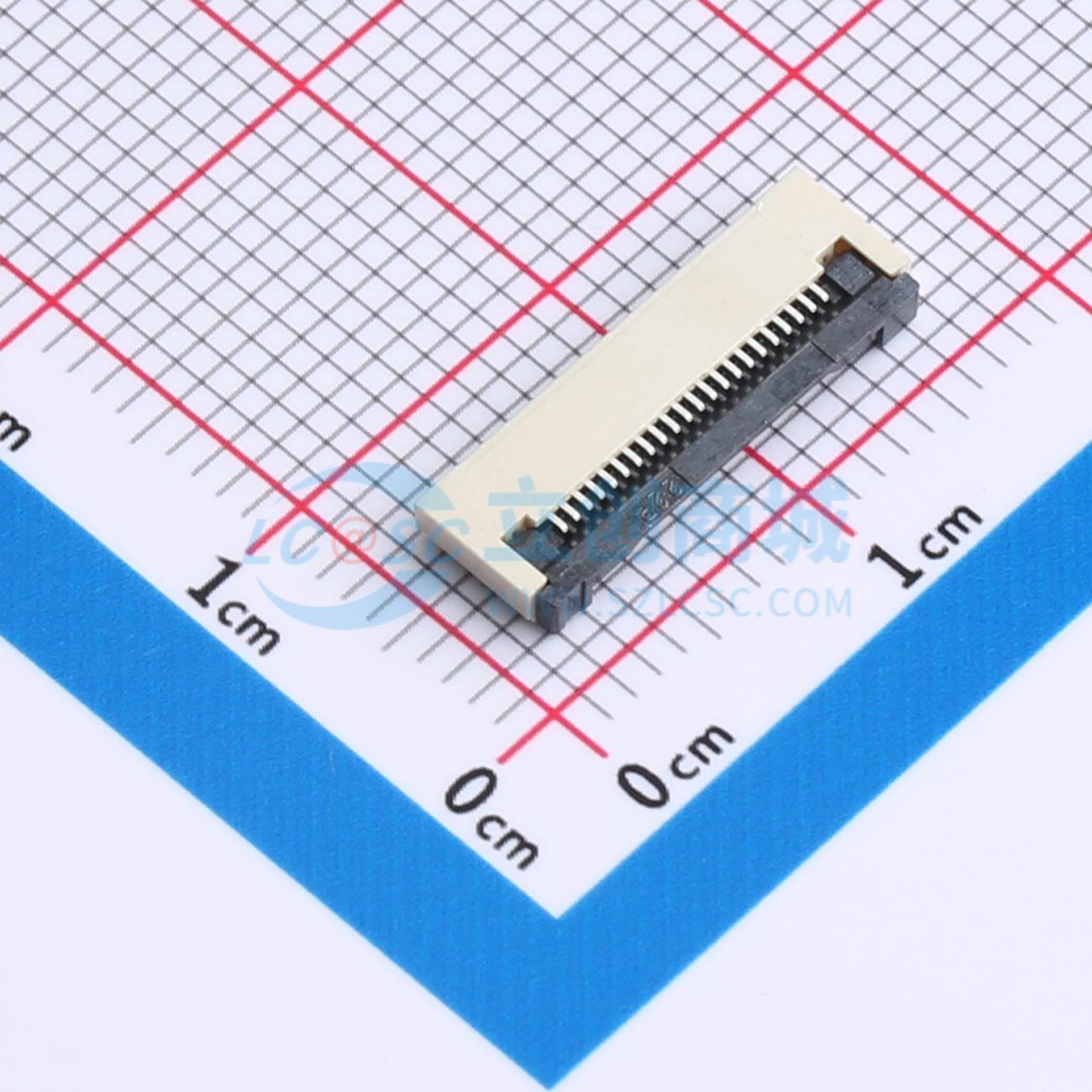 点击查看大图 FPC0.5-WFX11-22P211-H20实物图