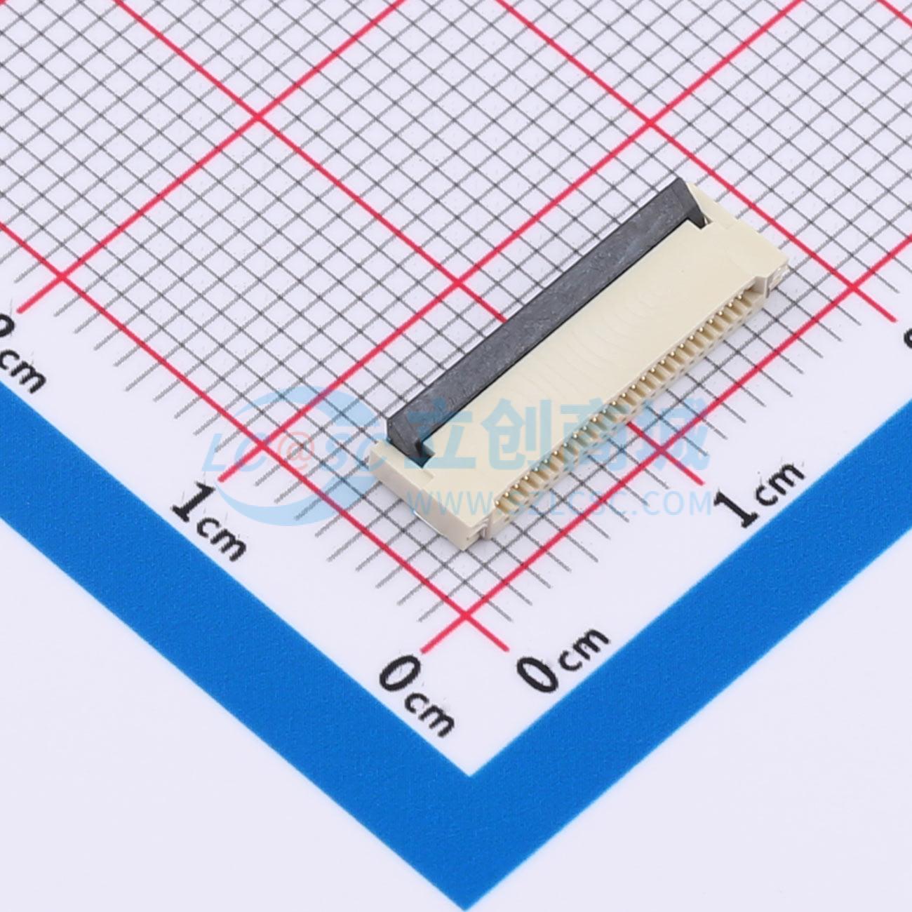 FPC0.5-WFB11-26P111-H20实物图