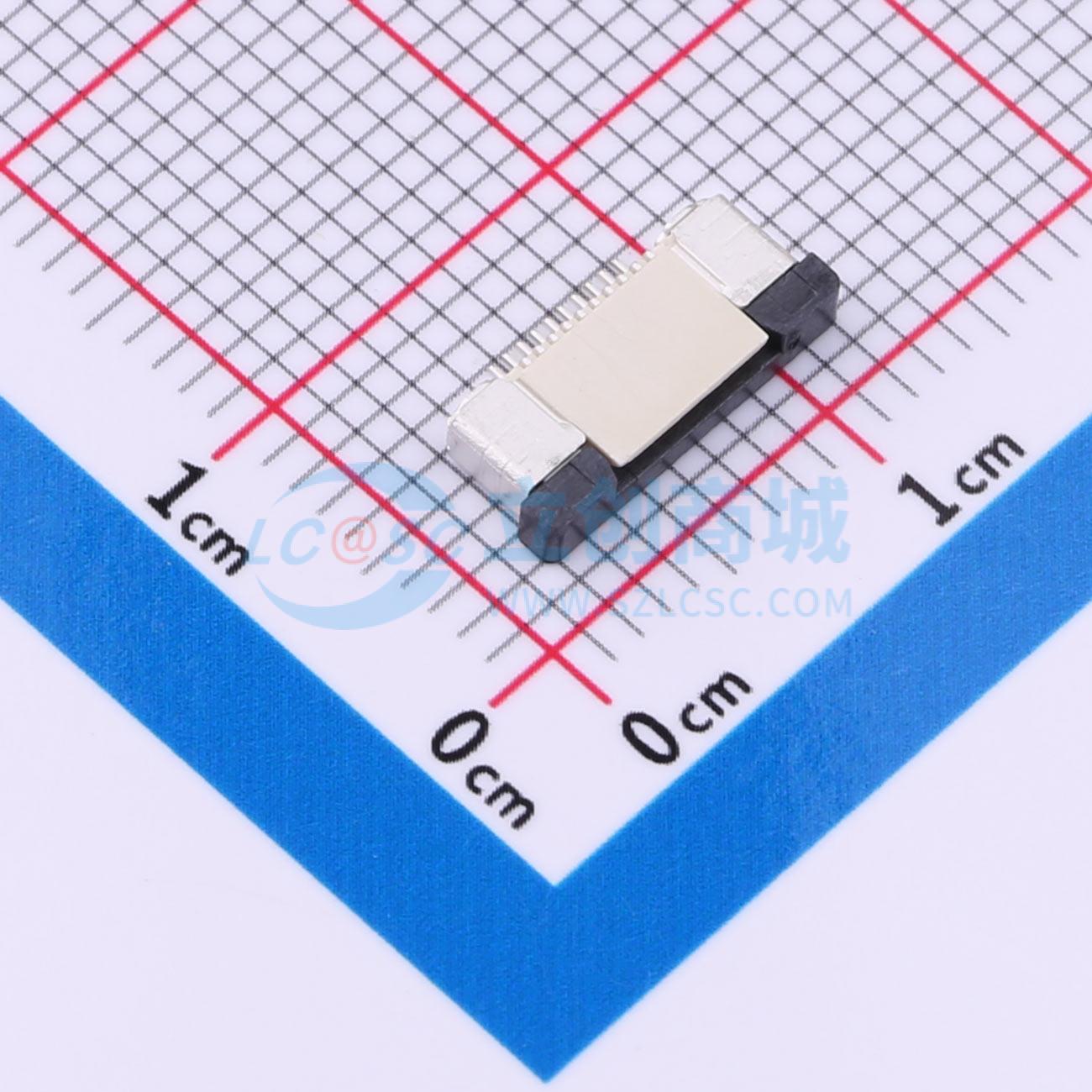 点击查看大图 FPC0.5-WSS11-10P211-H20实物图