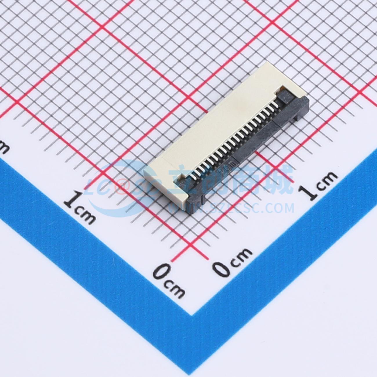点击查看大图 FPC0.5-WFX11-20P211-H20实物图