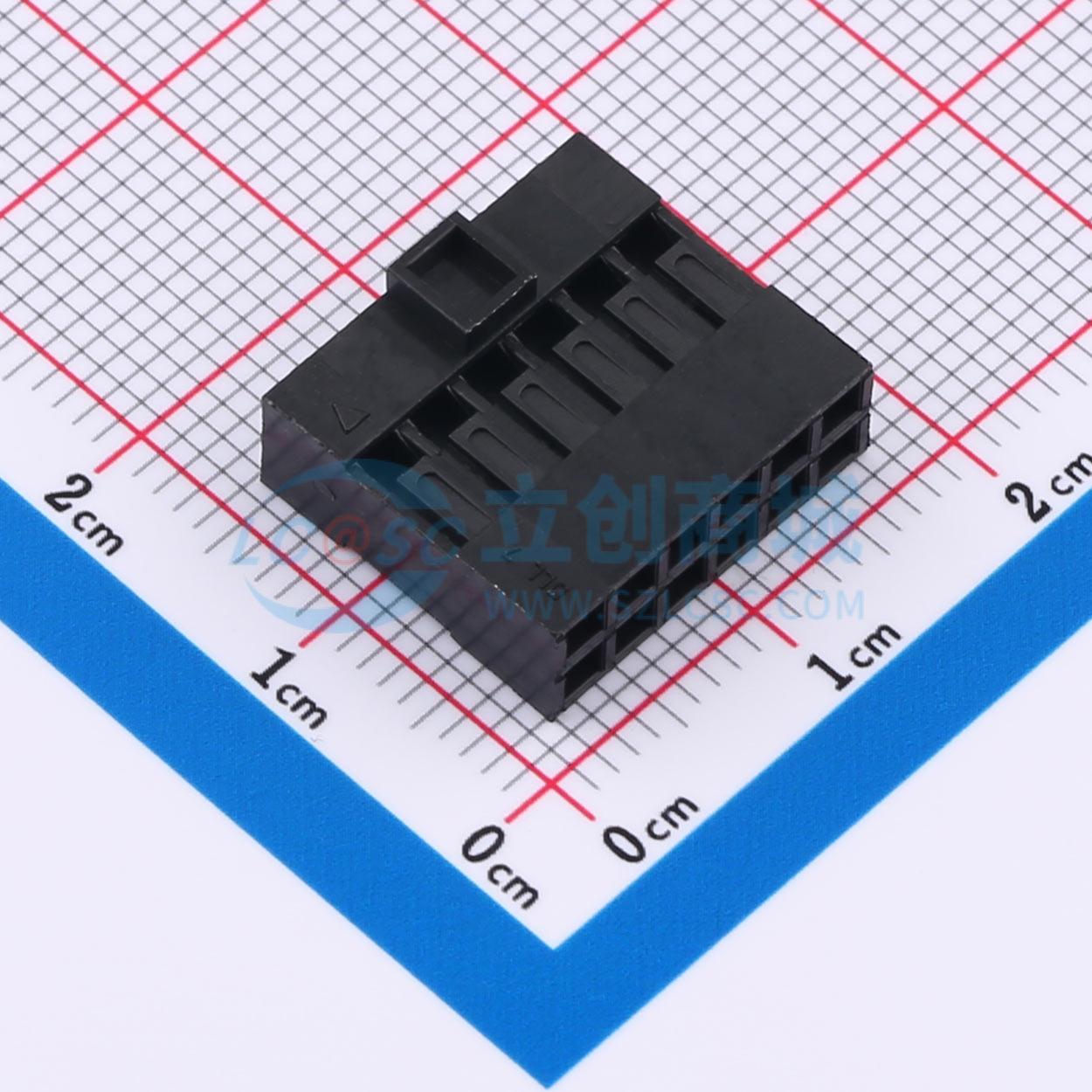 点击查看大图 TJC8H-2.54-S-12Y实物图